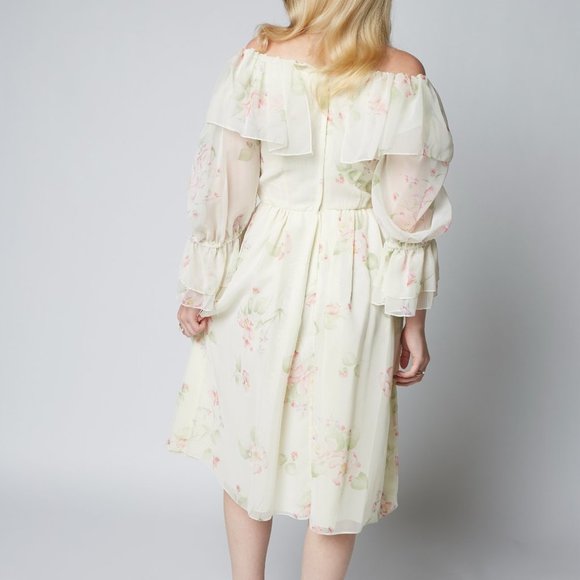 Vintage Benee by Lori Ann MFG Canada Floral Dress - Picture 2 of 5